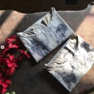 Ecoprinted sleeveless top