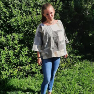Kala cotton upcycled top