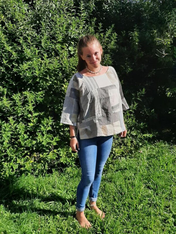 Kala cotton upcycled top