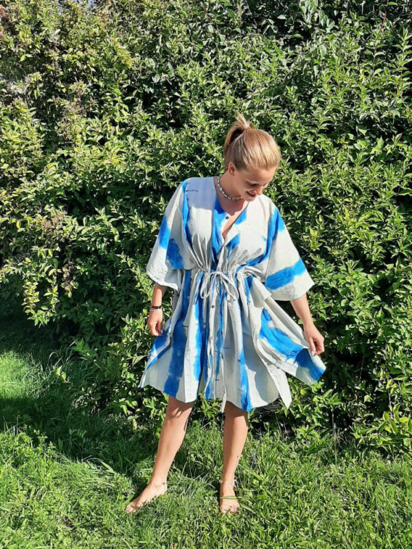 Tie dye kaftan