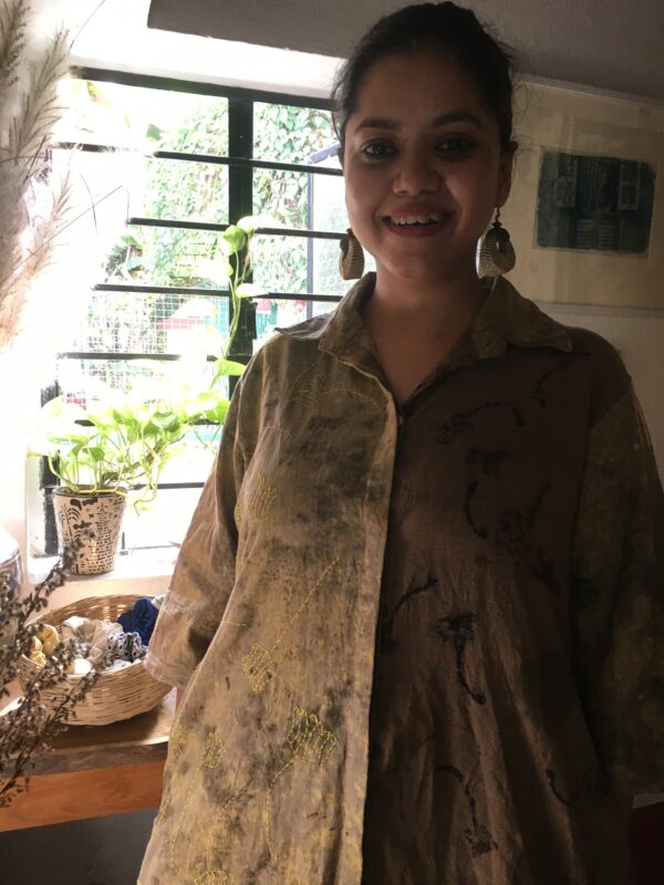 Half half shirt dress - Image 4