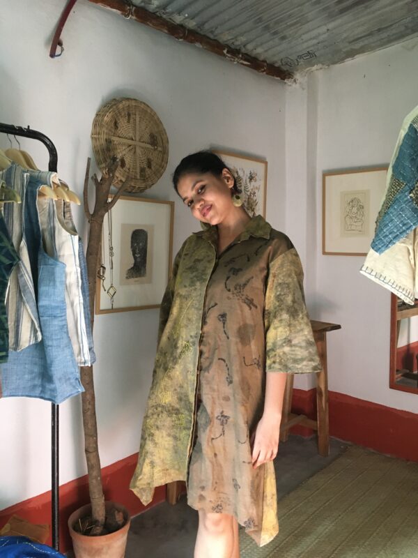 Half half shirt dress - Image 3