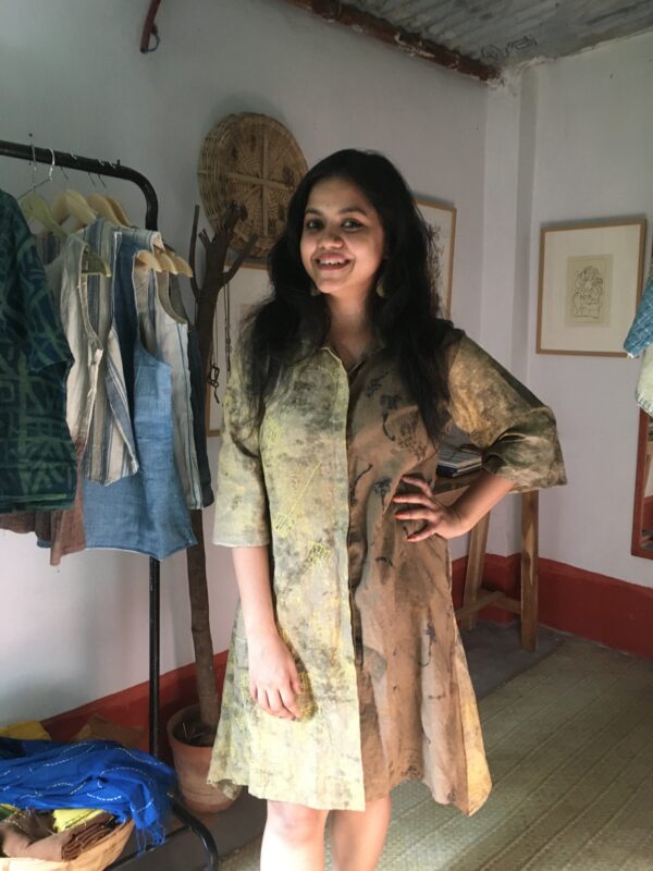Half half shirt dress - Image 2
