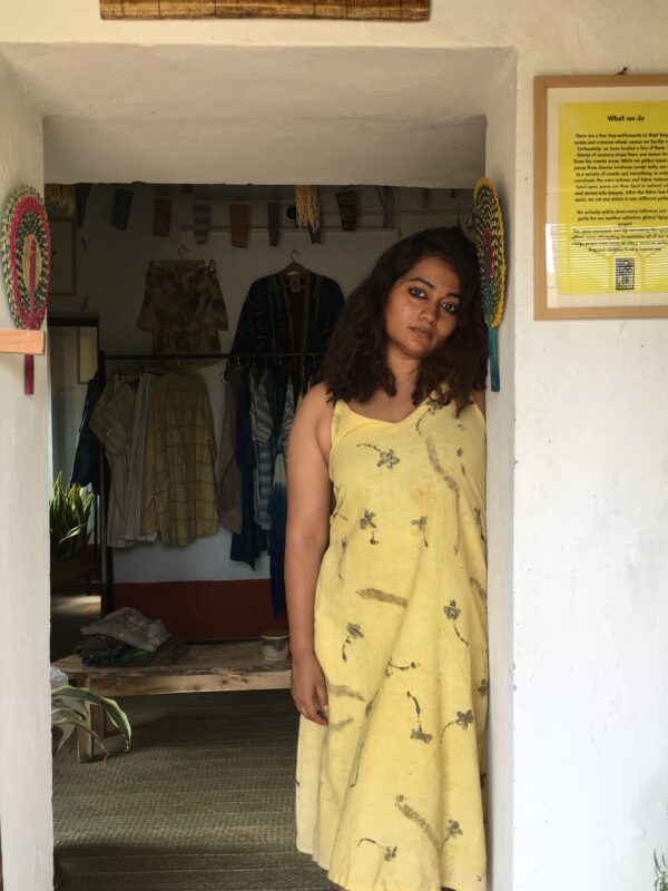 Madhumalti Noodle strap dress